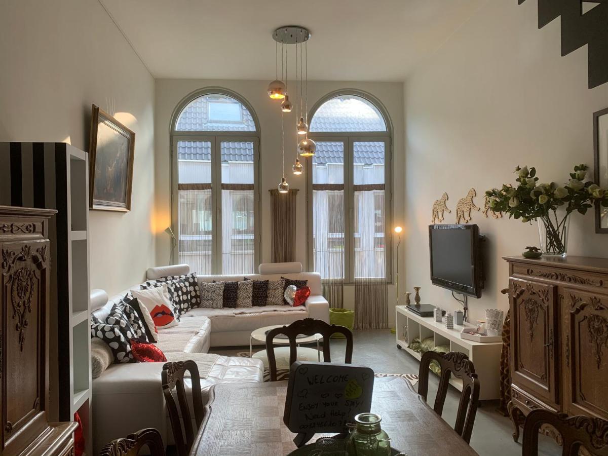Wellness Loft With Sauna, Jacuzzi, Roof Terrace & Amazing View Antuérpia Exterior foto