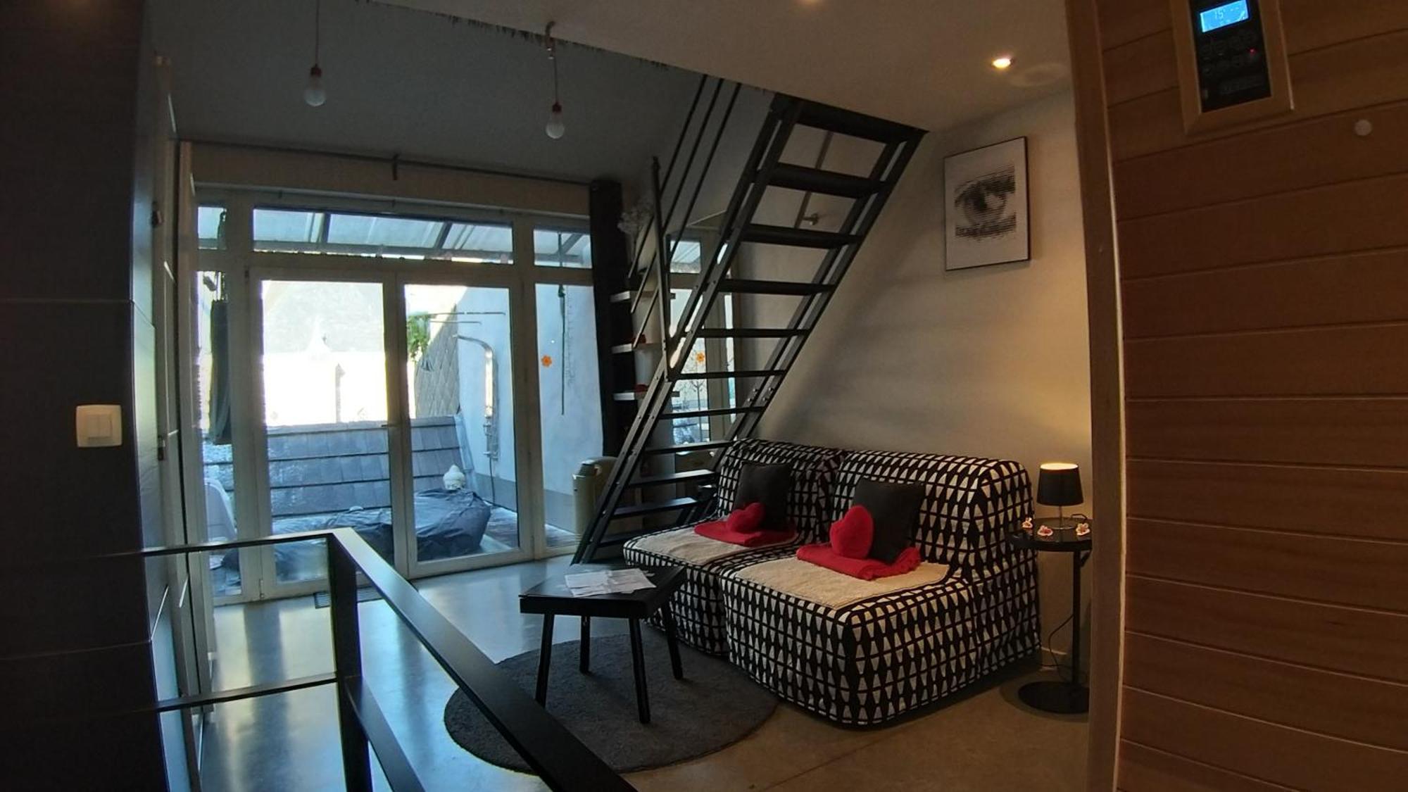Wellness Loft With Sauna, Jacuzzi, Roof Terrace & Amazing View Antuérpia Quarto foto