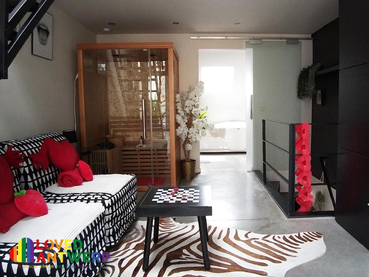 Wellness Loft With Sauna, Jacuzzi, Roof Terrace & Amazing View Antuérpia Exterior foto