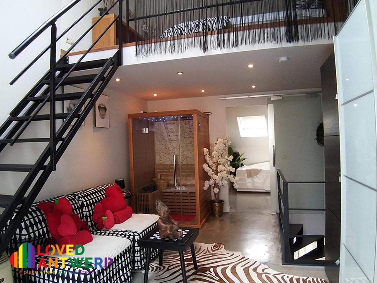Wellness Loft With Sauna, Jacuzzi, Roof Terrace & Amazing View Antuérpia Exterior foto