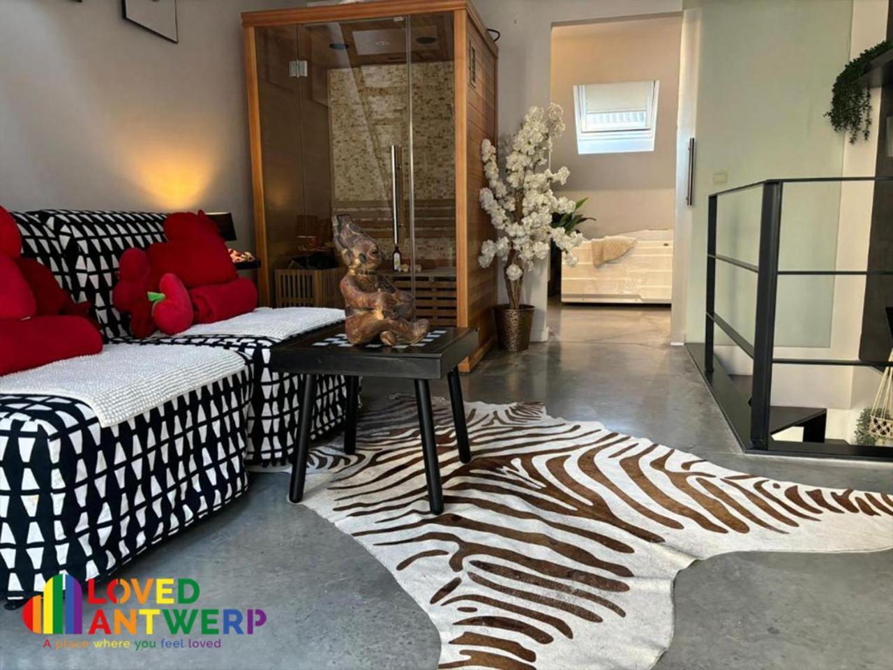 Wellness Loft With Sauna, Jacuzzi, Roof Terrace & Amazing View Antuérpia Exterior foto